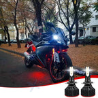 Ultra Bright COB White H7 LED Headlight Kit for Dual Beam (Hi/Lo, 2-Pack)