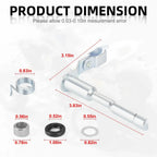 Clutch Actuator Lever Shaft W Bearing Seal Kit for Yamaha YFS 200 (1988–2006)
