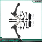 12Pcs Front Control Arm Tie Rod End Ball Joint Sway Bar for Hyundai Sonata (2006–2008)