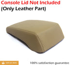 Center Console Armrest Cover for Subaru Legacy (2010–2014) Beige PVC Leather