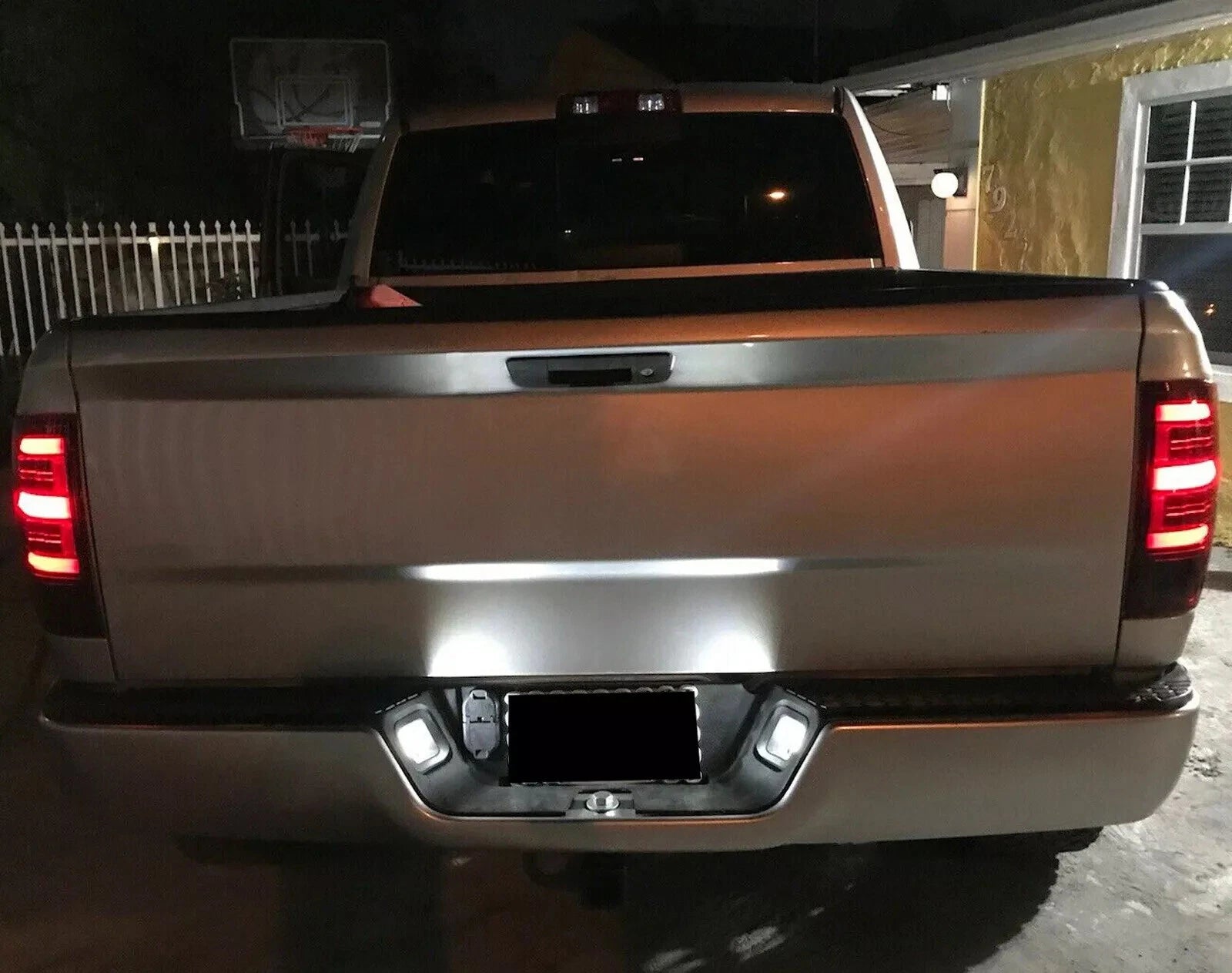 Set of 2 Red LED Tail Lights for Dodge Ram 1500 2500 3500 (2009–2018)