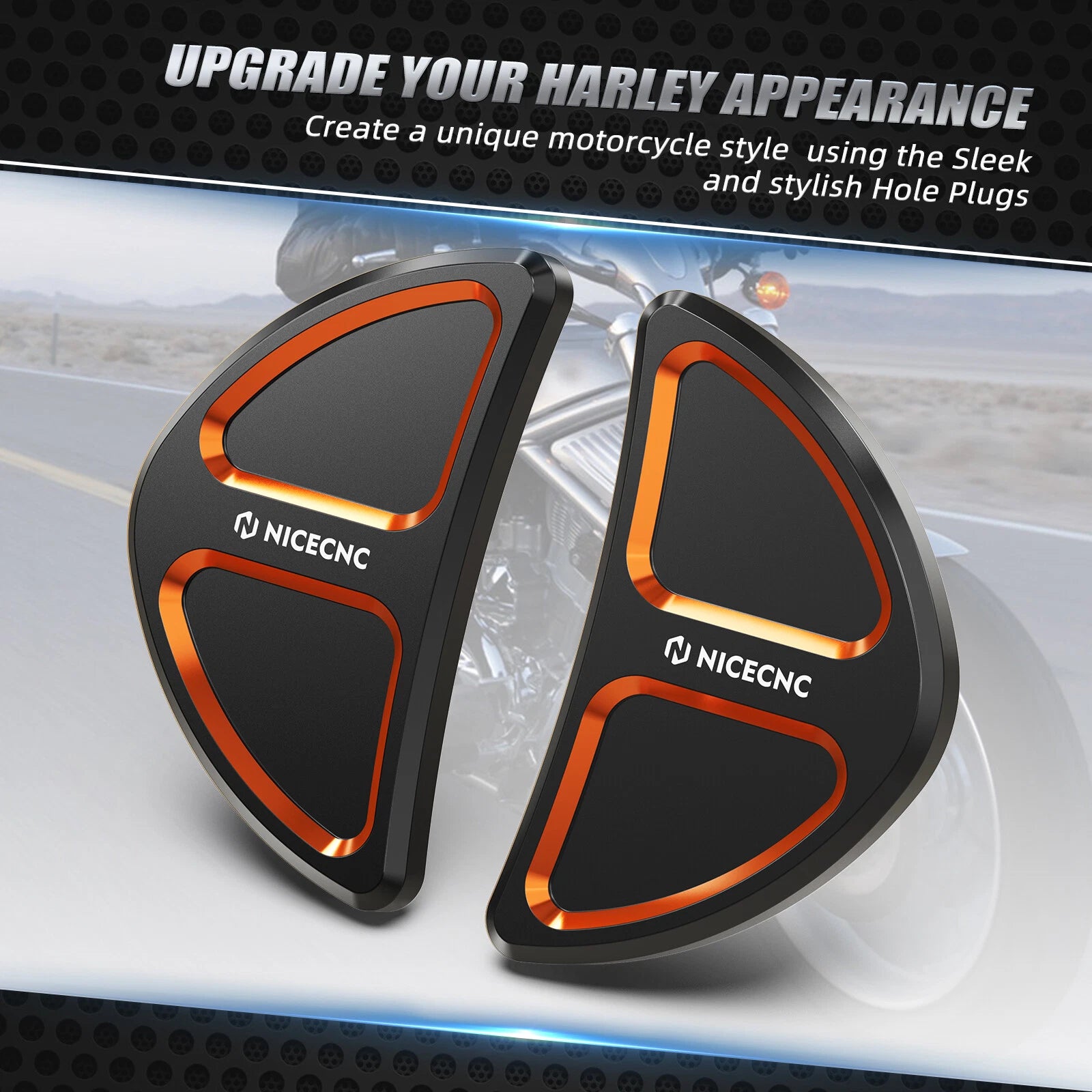 Fairing Rearview Mirror Hole Plate for Harley Street Glide CVO FLHXSE (2015–2022)