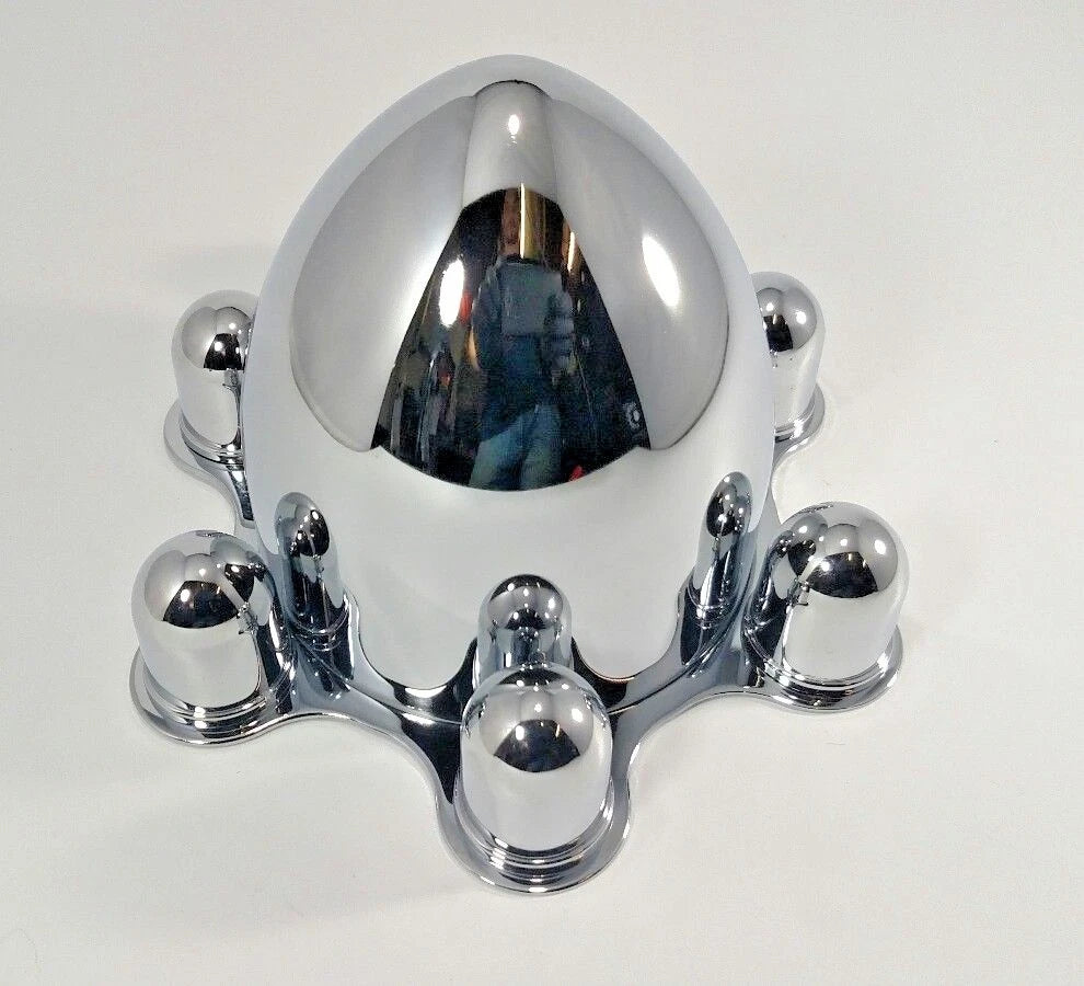 Wheel Hub Cap Chrome Spider Bullet Style for Chevrolet 6 Lug 5.5in (2003–2015)