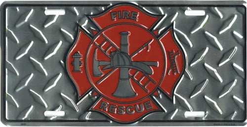 License Plate for Fire Truck (Man EMT)