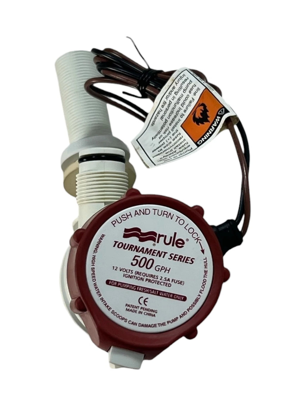 Livewell / Baitwell Model 401CM for Tournament Series (12V, 500 GPH)