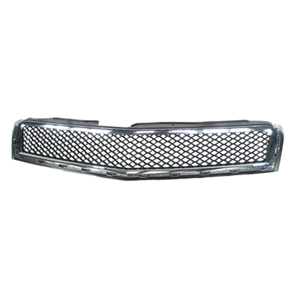 Replacement Black Chrome Plastic Front Grille For 2009-2012 Chevrolet Traverse