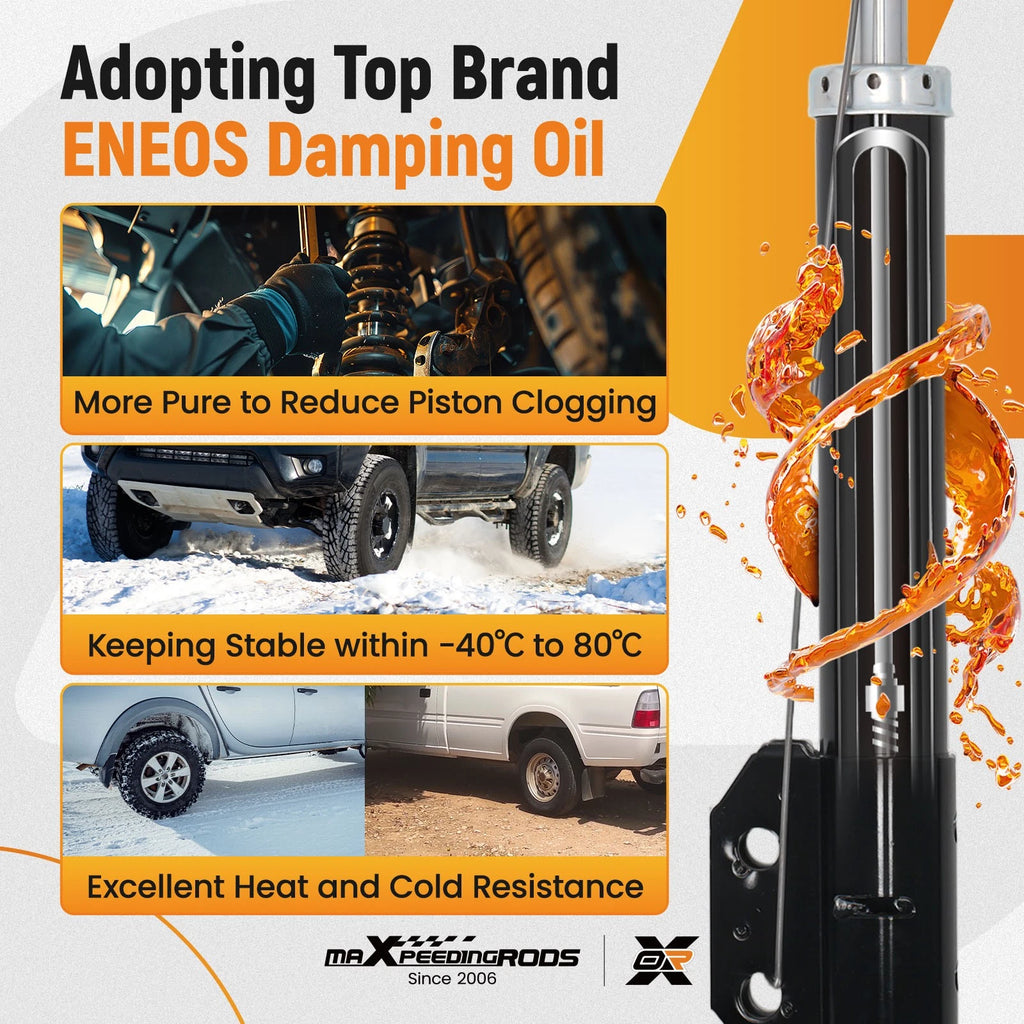 2X Front Shock Absorbers for Ford Mustang (1994-2004)