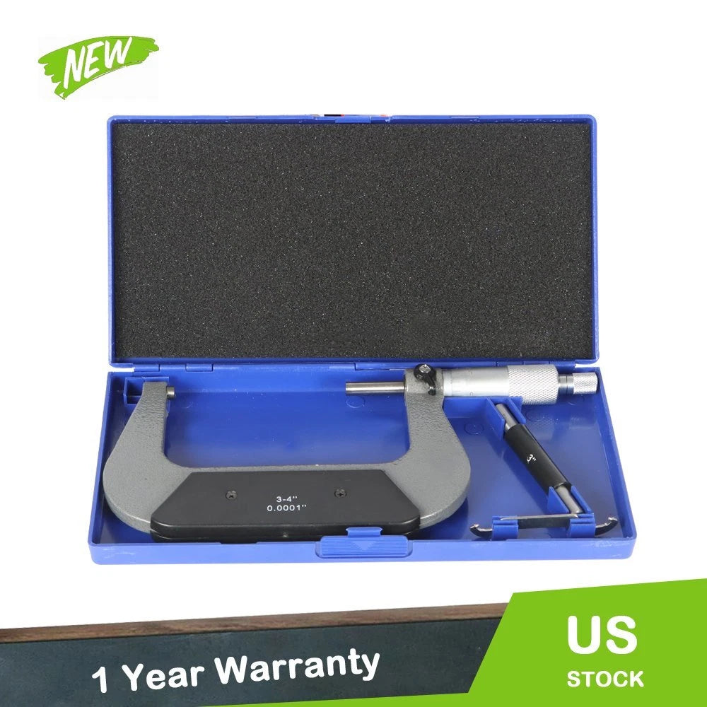 Outside Micrometer 3-4" for Precision Measurement (YYYY–YYYY)