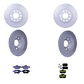 Set of 4 Hella Low-Met Disc Brake Pads for Audi A3 TDI (2010–2013)