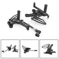 Adjustable Rearsets Foot Pegs for Kawasaki Ninja 250 400 (2018–2022) Titanium