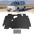 Hood Insulation Pad for Jeep Cherokee (1984–2001) 1/2'' with Clips Black