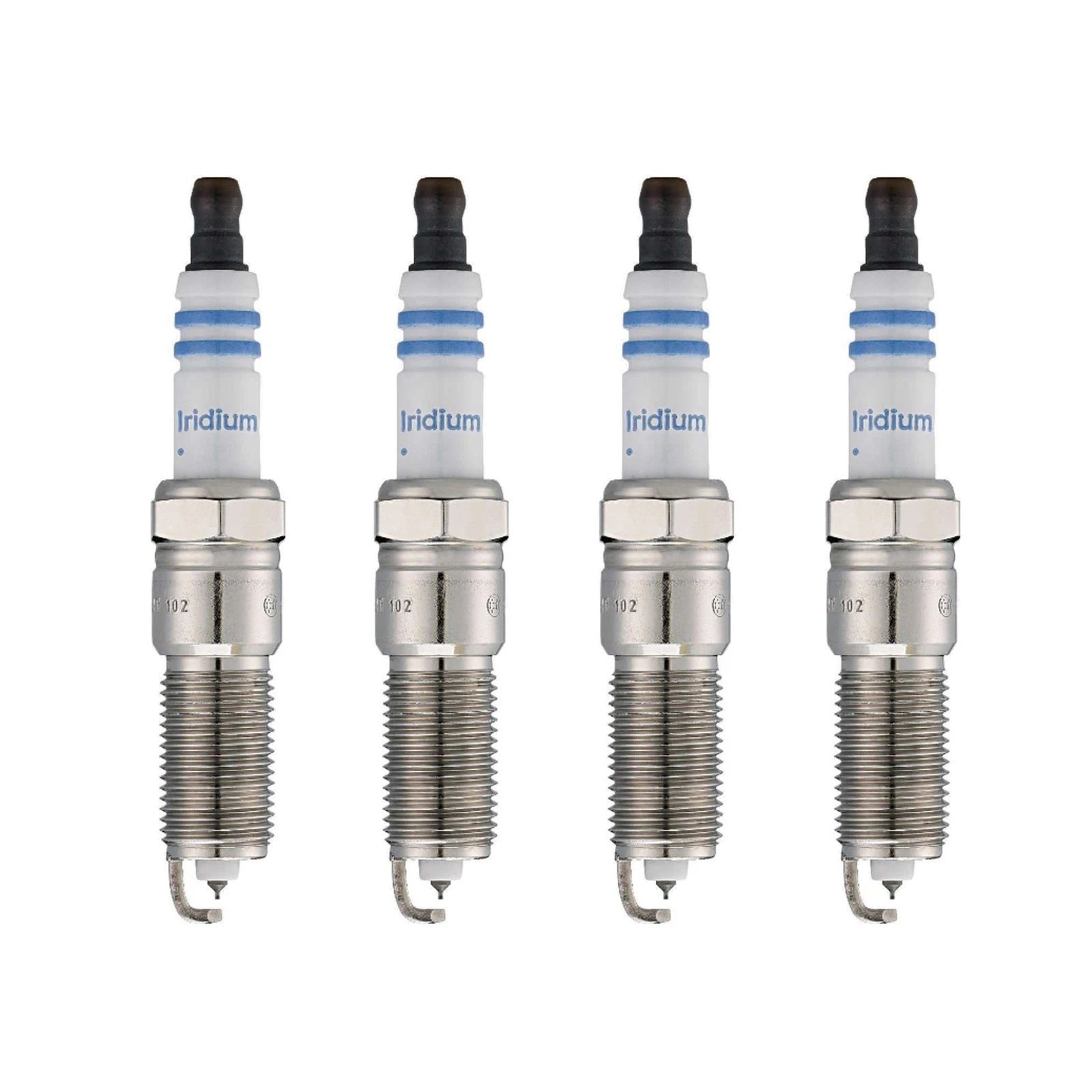 Set of 4 Spark Plugs for Buick Chevy Ford Mazda Saturn (Bosch 9617)