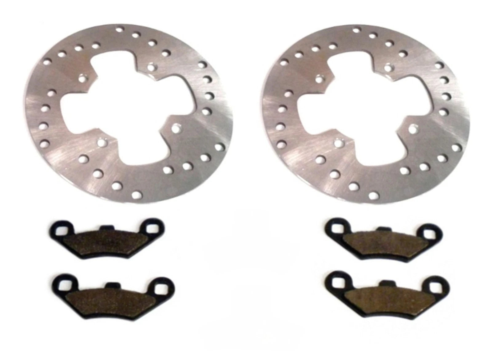 Front Brake Rotors & Pads for Polaris (5243675, 5240035)