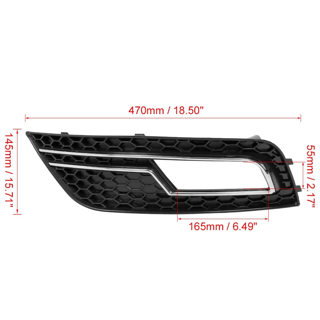 Fog Light Grille Cover Trim 8K0807681K for Audi A4 (2013–2016)