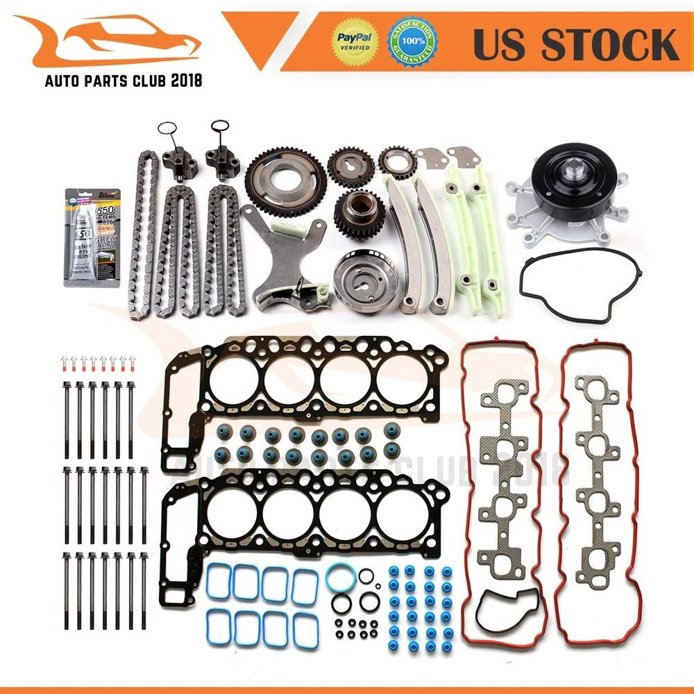 Timing Chain Kit & Head Gasket Bolts for Dodge Ram 1500 (2005–2007)