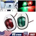 Set of 4 Red & Green LED Navigation Lights for Boat (Year Range)