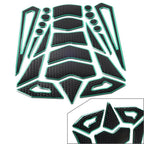 Green Motorcycle Oil Fuel Tank Pad Cover Protector Decal Grip