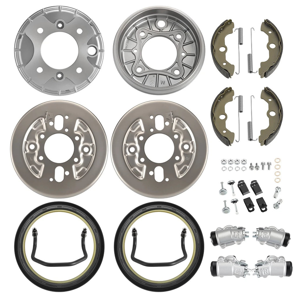 Front Brake Drum Wheel Cylinder Shoes for Honda FourTrax 300 TRX300FW (1988–1994)