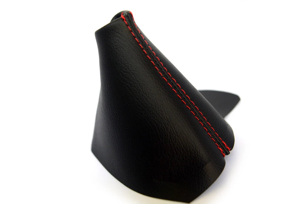 Automatic Shift Boot Cover for Mazda 3 (2014–2016) Red Stitch PVC Leather