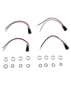12mm LED Signal Lights for Trailers, Boats, RVs (Weatherproof)
