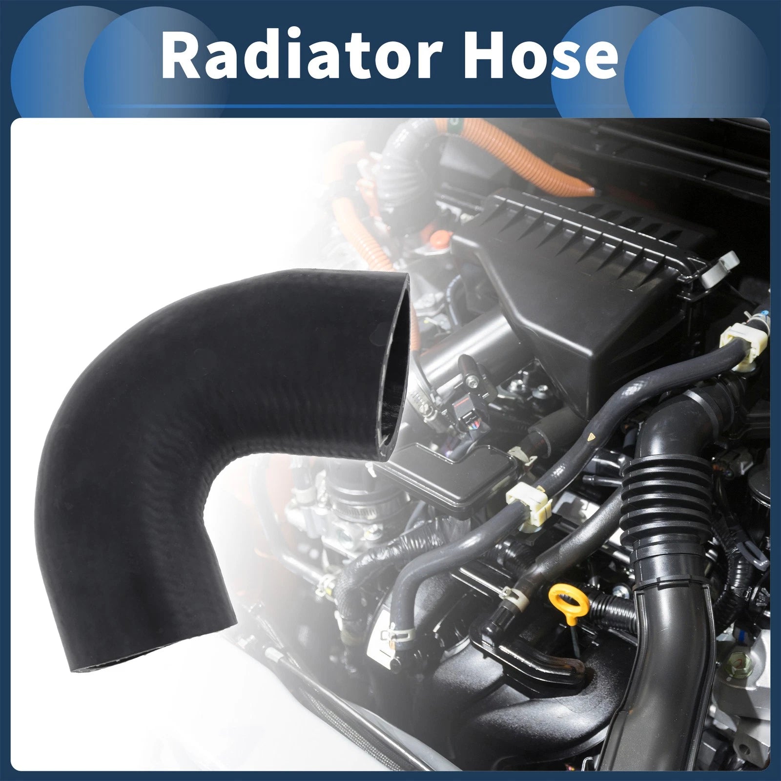 Radiator Hose for BMW X5 (2011–2013), X6 (2011–2014) No. 11537584630 Rubber