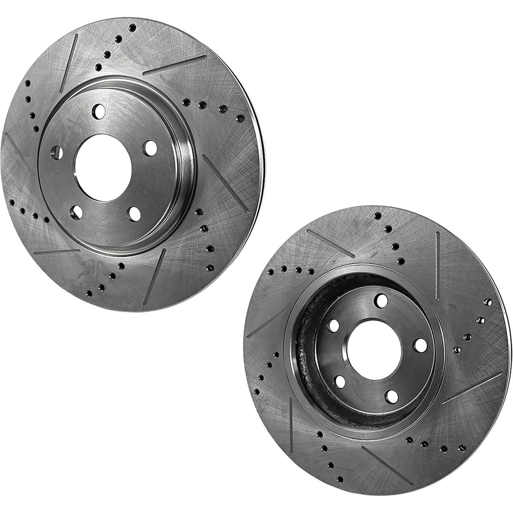 Rear Brake Disc Rotors for Jeep Patriot, Compass, Mitsubishi Lancer, Avenger
