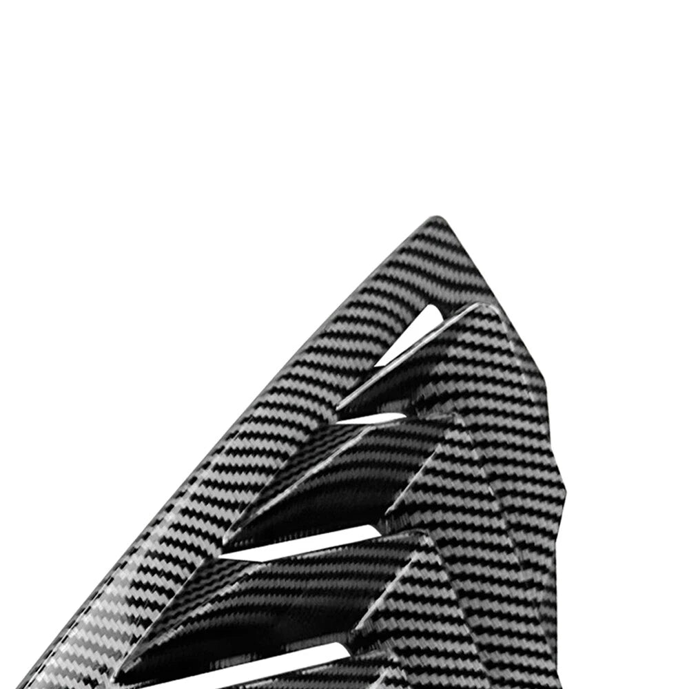 Carbon Style Quarter Window Louvers Vent Cover Trim for Subaru WRX STI (2022–2023)