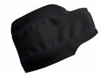 Leather Console Lid Armrest Cover for Porsche 987 Cayman (2005–2012) Blue Stitch