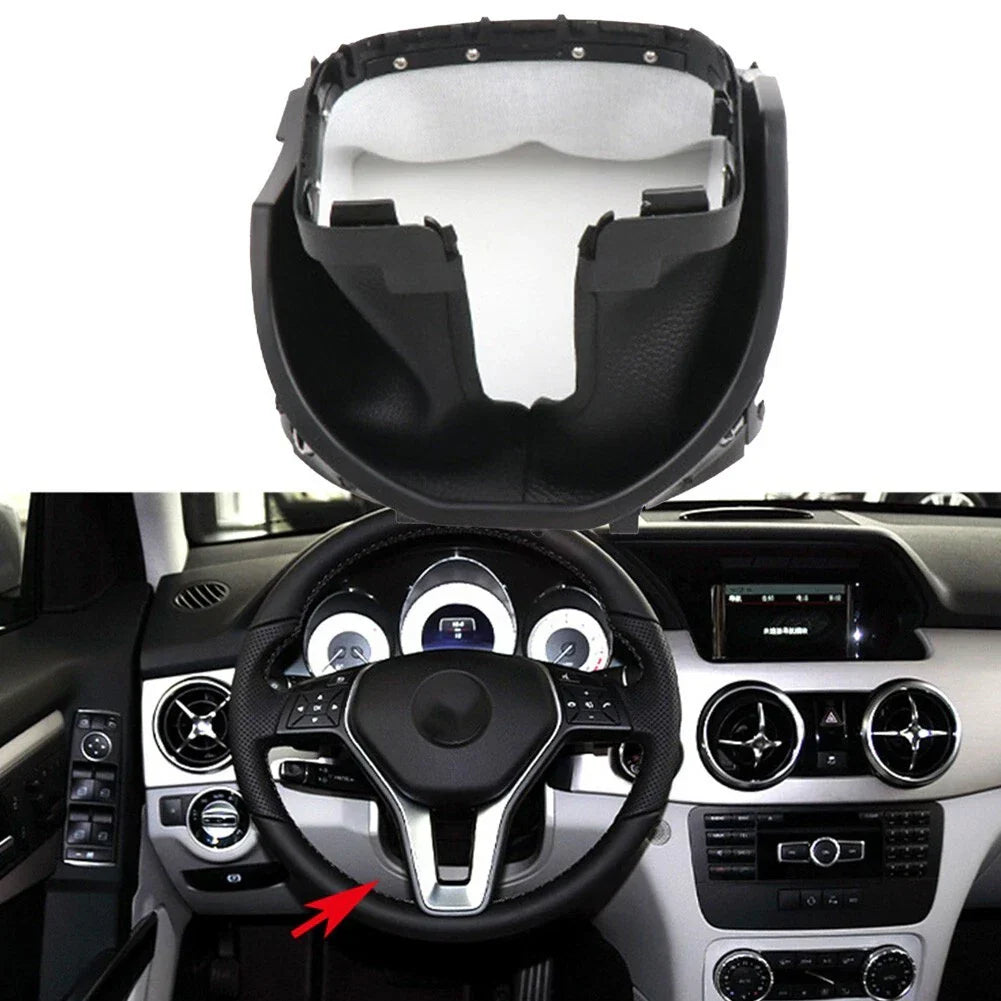 Dust Cover / Black PU Wheel Column for Mercedes X204 GLK300 (2008-2015)