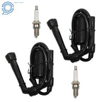 2X Ignition Coil Spark Plug for Suzuki Intruder VS700 VS750 VS800 (1986–2004)