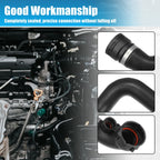 Set of 2 Upper and Lower Radiator Coolant Water Hoses for BMW X5 (2000–2006) No.11537508688