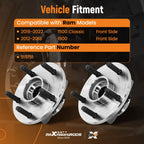 Front LH RH Wheel Bearing Hub for Ram 1500 (2012–2018) 515151 4779829AD 5154171AA