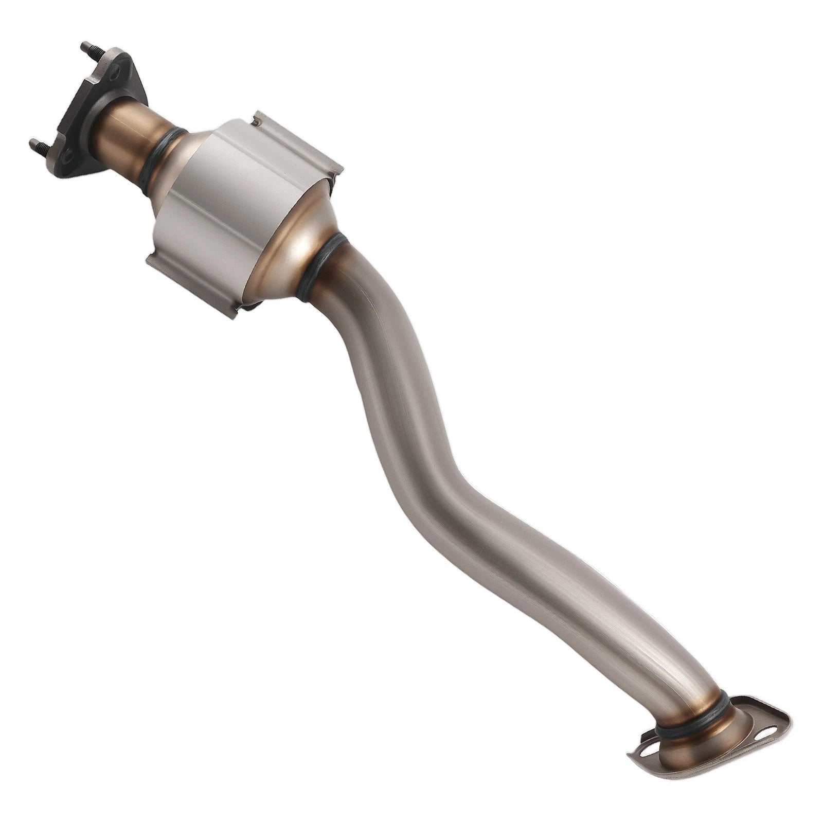 Rear Catalytic Converter w/ Heat Shield for Honda Fit 1.5L (2009–2013)