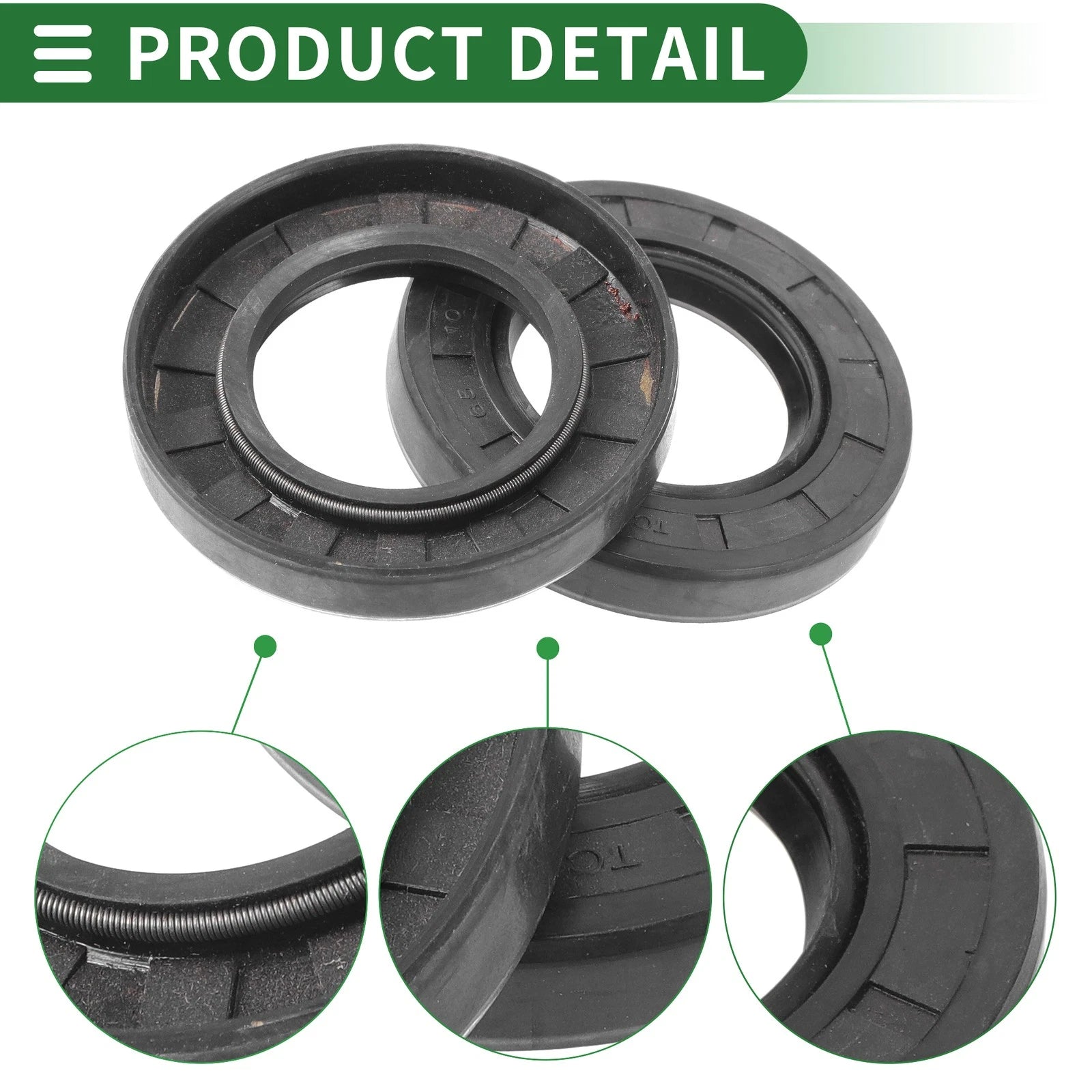 Set of 5 Oil Seal Rotary Shaft Seal NBR Rubber 38x65x10mm
