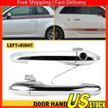 Chrome Door Handle Set for Fiat 500 (2012â2023)