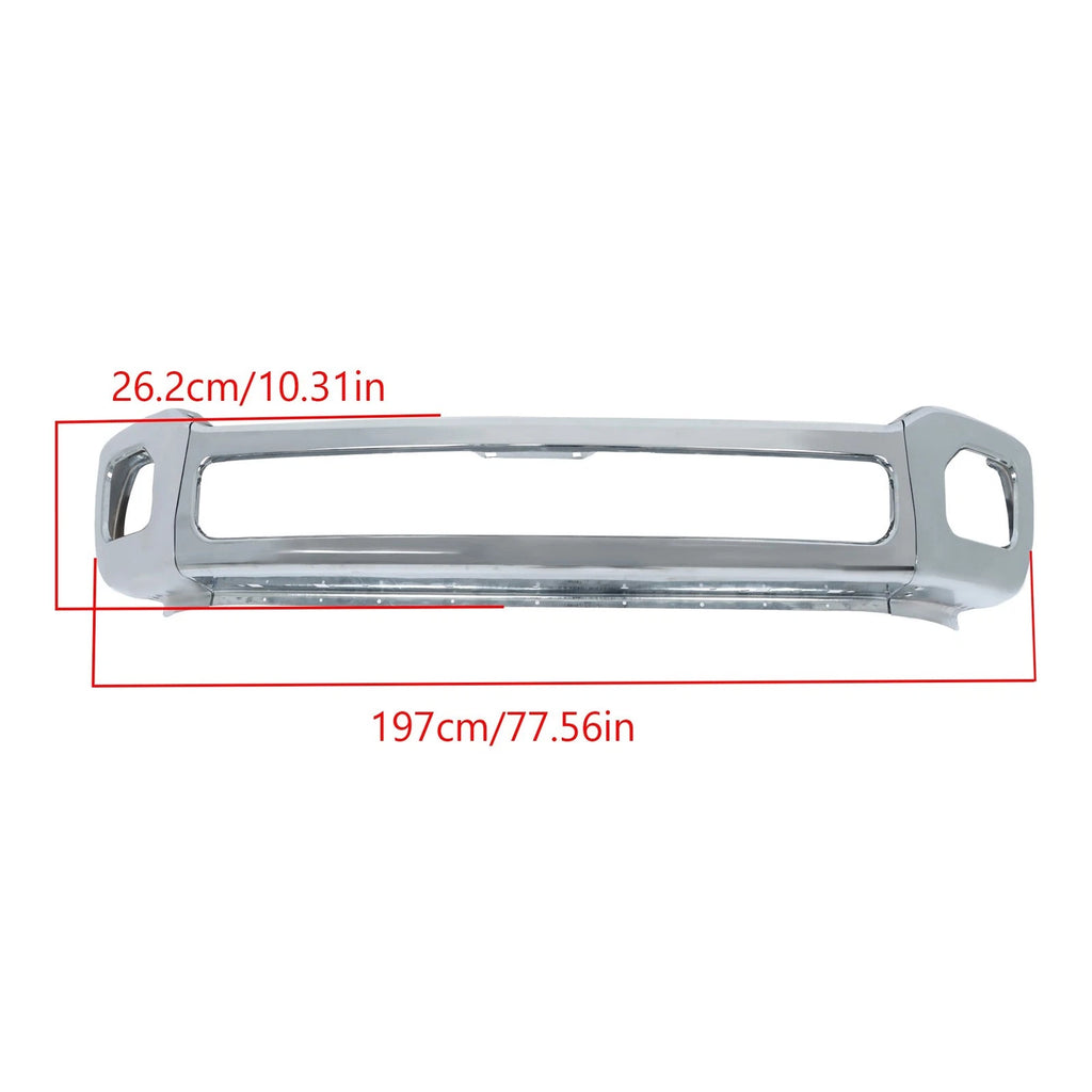 Chrome Split Front Lower Bumper Face Bar for Ford F-250 F-350 (2011–2016)