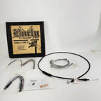 Burly Handlebar Cable/Line Kit for Harley Road Glide (2015–2023) 18" Hangers