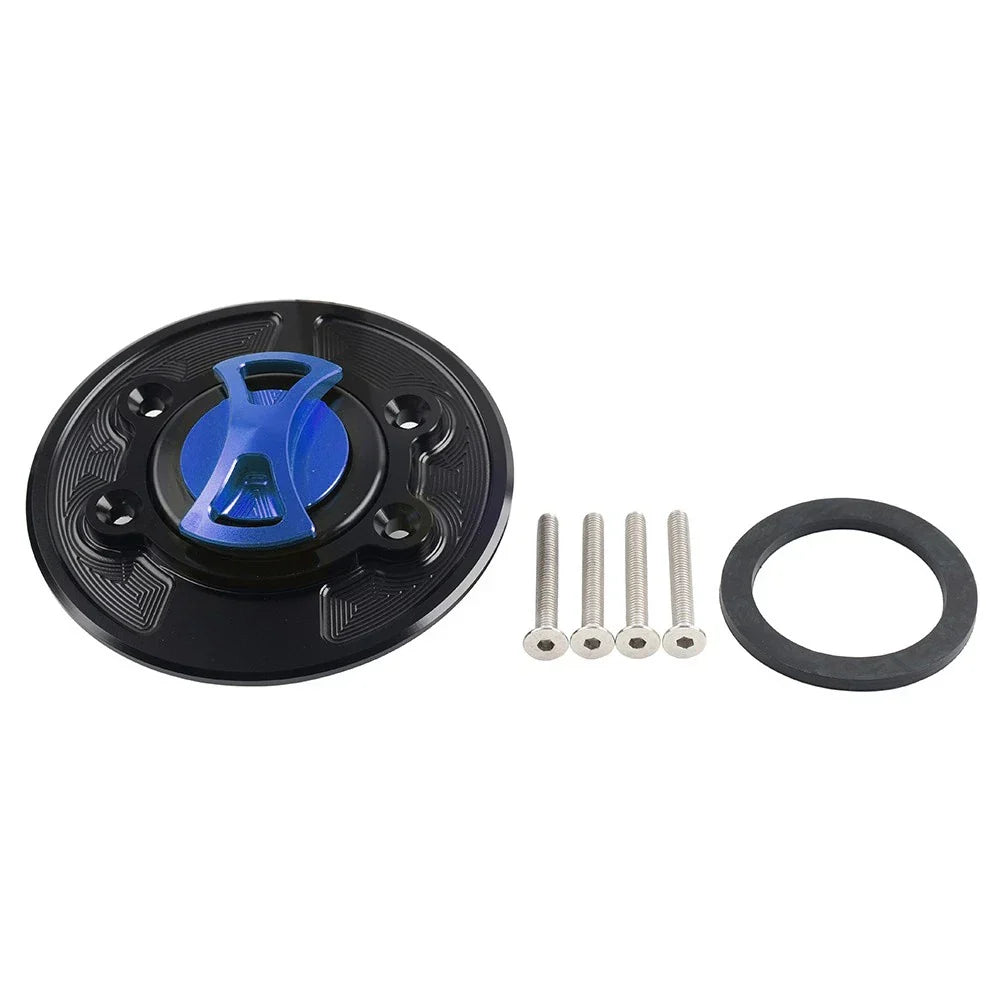 Blue Fuel Gas Tank Cap Cover for BMW S1000RR, S1000R, HP2 SPORT (2010-2016)