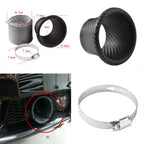 1 Set ABS Black Car Front Bumper Carbon Fiber for TURBO