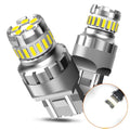 2X 7440 7443 W21W White LED Stop Brake Tail Light Bulbs for EV
