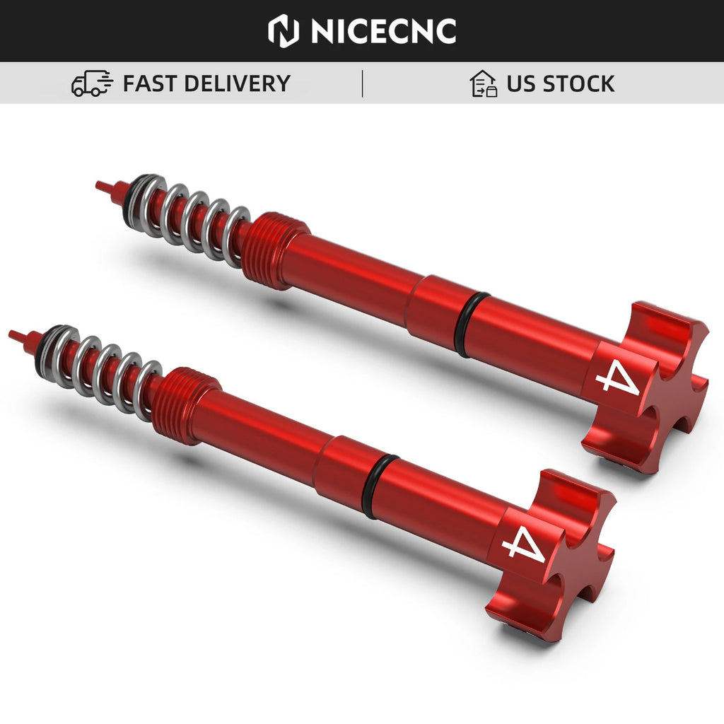 2X CNC Air Fuel Mixture Screw Adjust for Yamaha WR250F YZ250F YFZ450 (2001–2023)