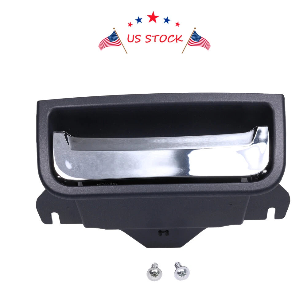 Chrome Center Console Armrest Latch Handle Plate for Chevrolet GMC (2014-2020)