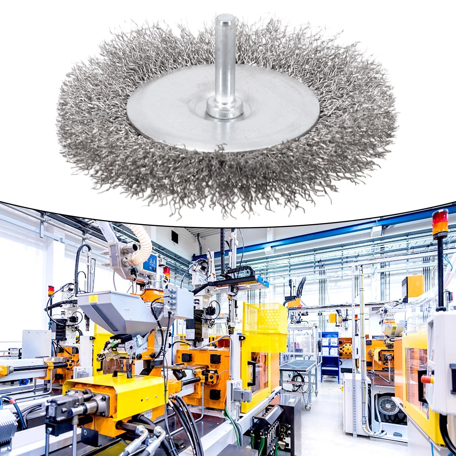 Drill Wire Brushes for Cleaning Rust on Surfaces (2X)