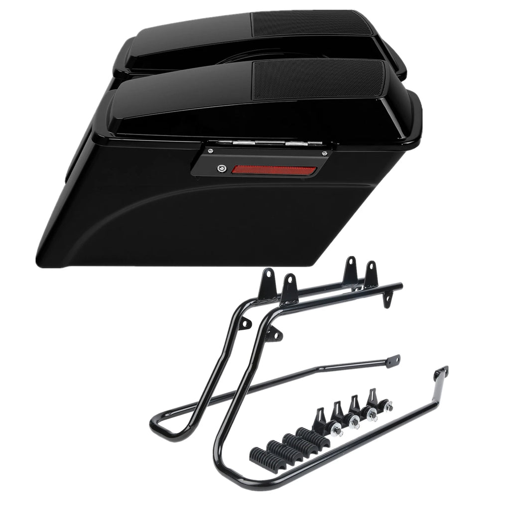 Saddlebag Speaker Lid Conversion Bracket for Harley Softail (1984–2017)