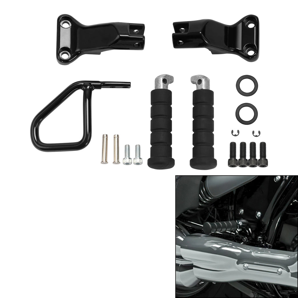 Passenger Support Footpegs Brackets for Indian Chief Dark Horse Bobber (2022–2025)