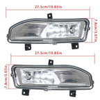 Front Driving Clear Fog Lights for Nissan Rogue SL SV (2017-2020)