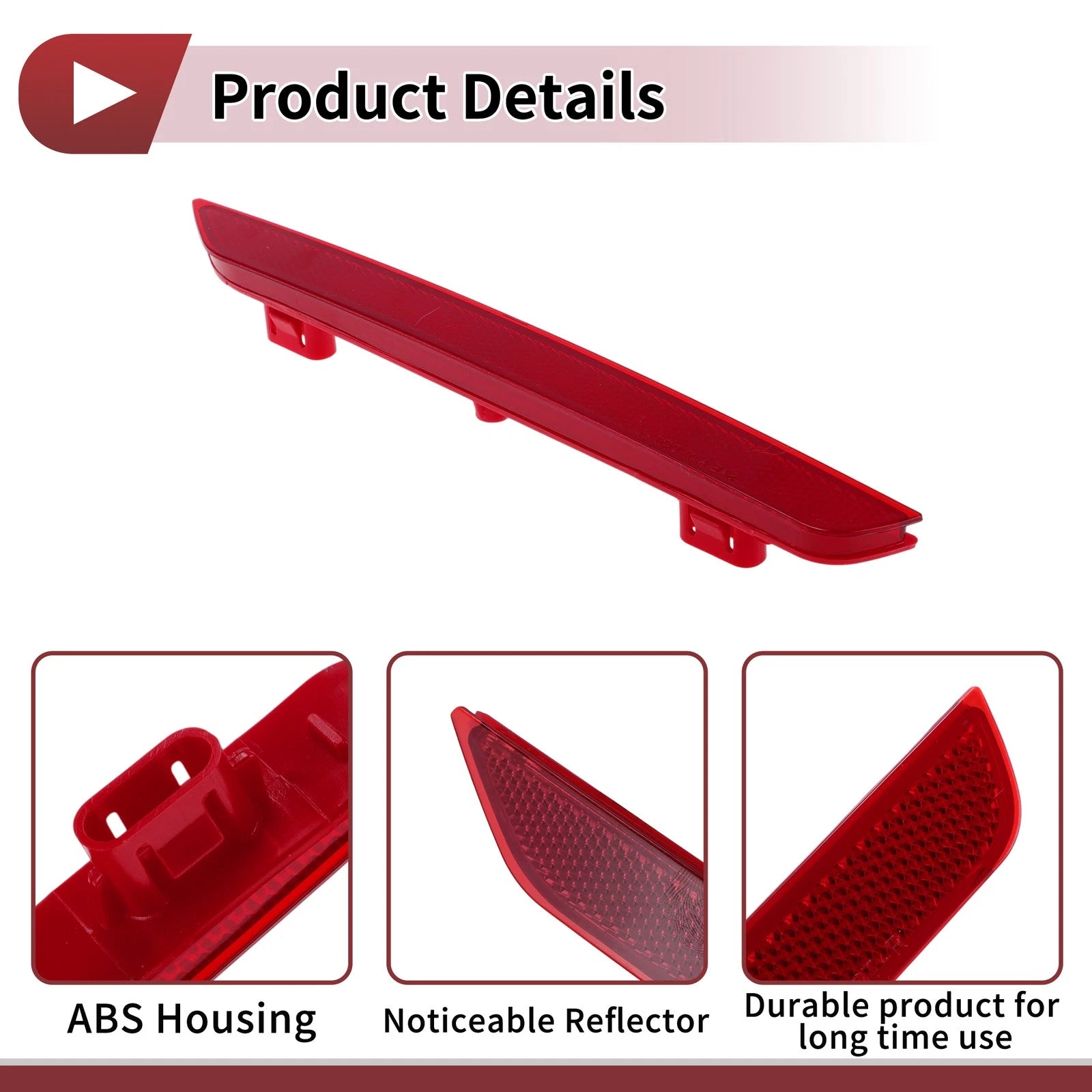 1 Pc Rear Right Bumper Reflector for Honda Odyssey (2011–2017) No. 33505TK8A01