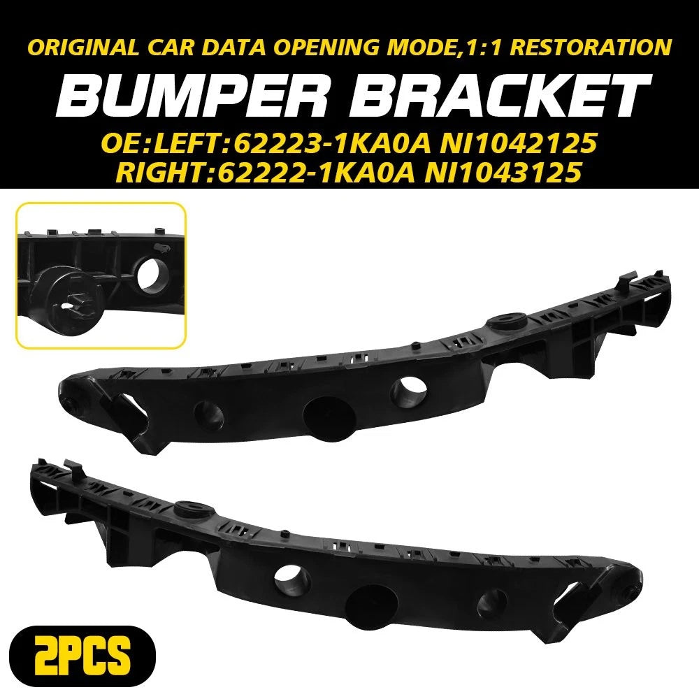 2X Front Bumper Bracket for Nissan Juke (2011–2014)