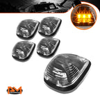 5Pcs LED Cab Roof Running Light with Harness for Ford Super Duty (1999–2016)