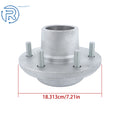 Pair Galvanized Hubs Kit for Boat Trailer (6 Lug 6 on 5.5") 15123×25580 Bearings